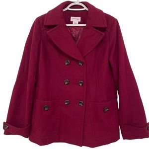 St. John’s Bay Merlot X-Large Peacoat